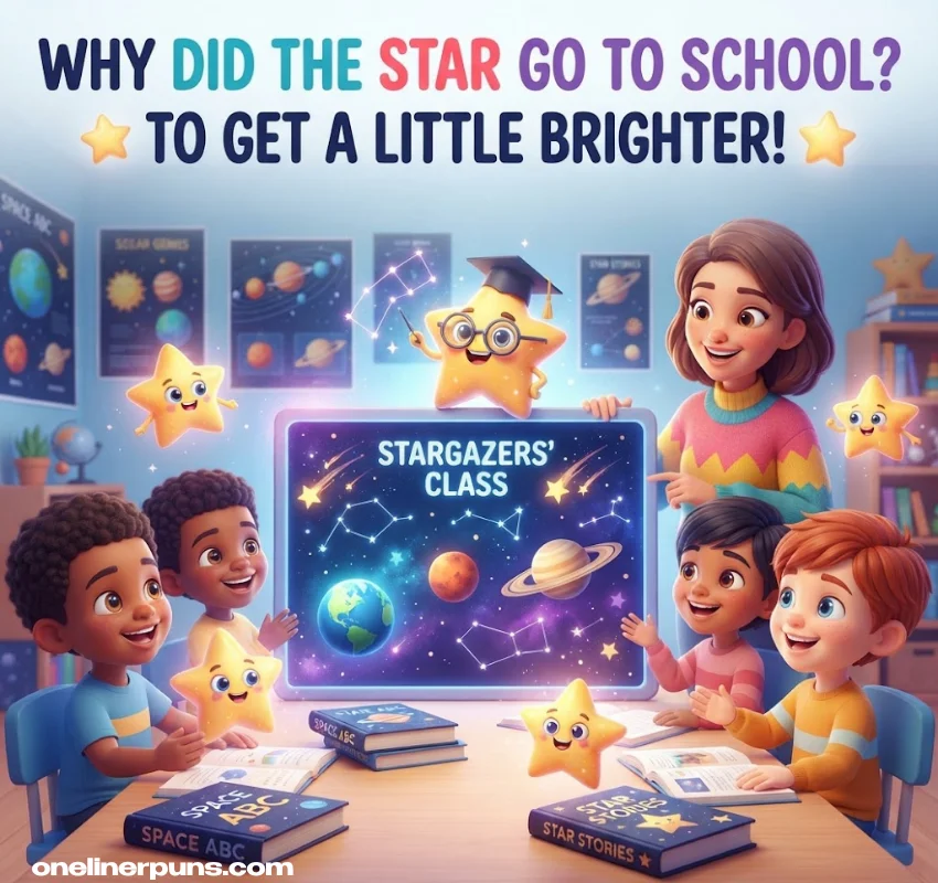 Clever Star Puns for Kids and Classrooms