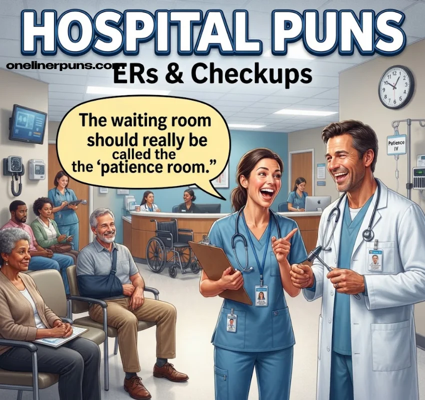 Funny Medical Puns About Hospitals, ERs and Checkups