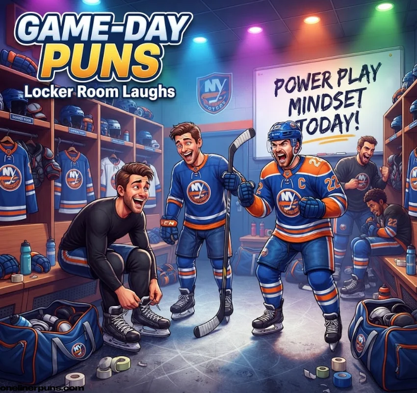 Game-Day & Locker Room Caption Puns