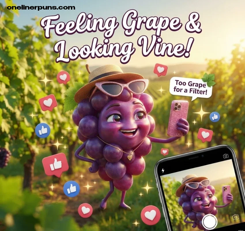 Grape Puns for Instagram Captions