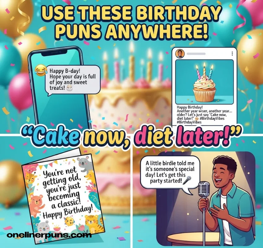 How to Use These Birthday One-Liners