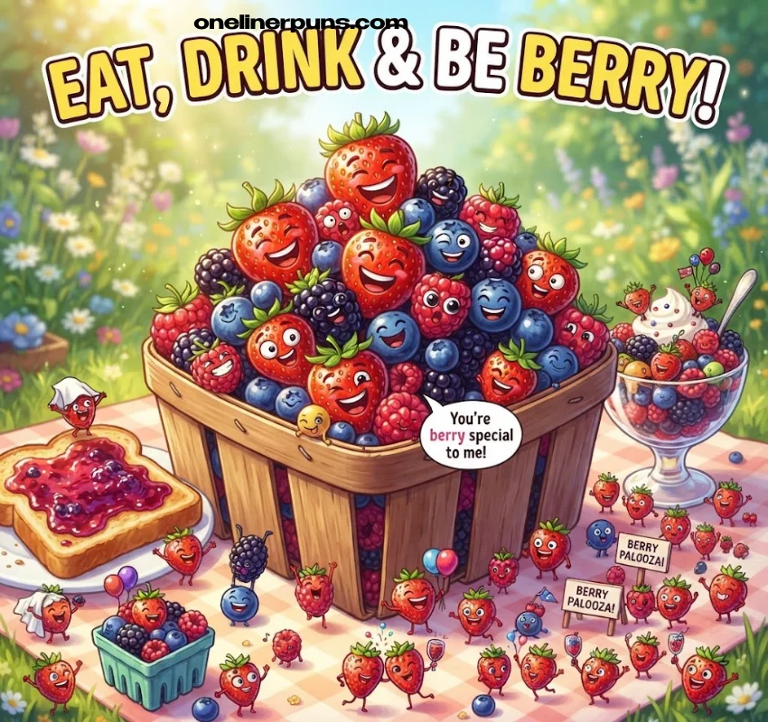 Mixed and general berry puns