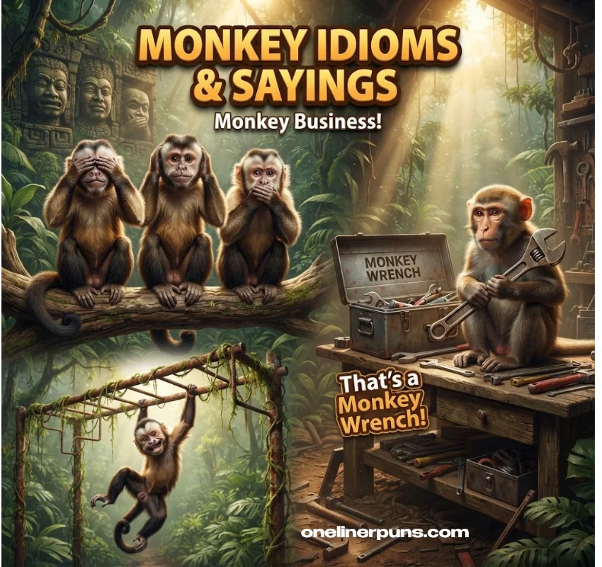 Monkey Idioms, Slang, and Famous Sayings About Monkeys