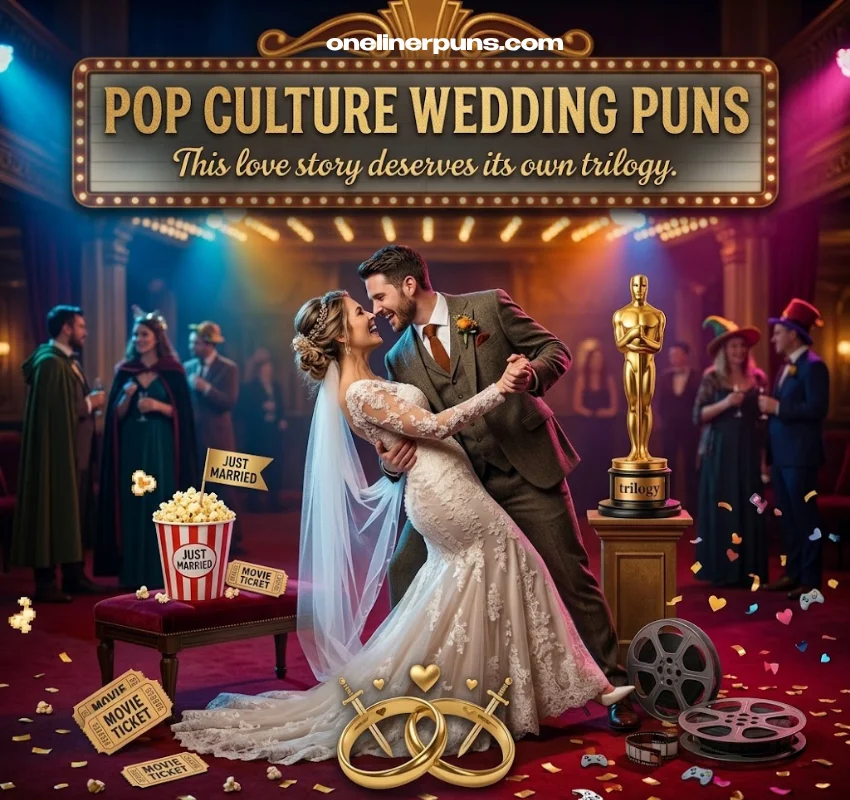 Pop Culture Wedding One-Liners