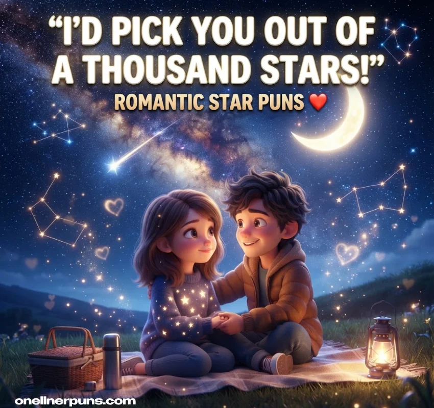 Romantic Star Puns for Crushes and Couples