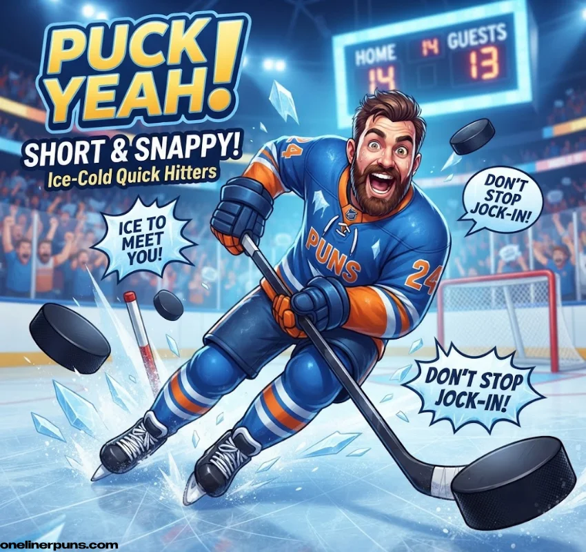 Short & Snappy Hockey One-Liners
