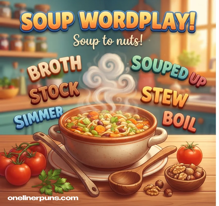 Soup Taglines, Idioms, Metaphors & Slang