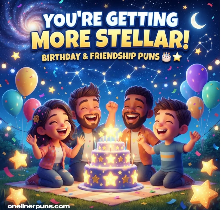 Star Puns for Birthday and Friendship Messages