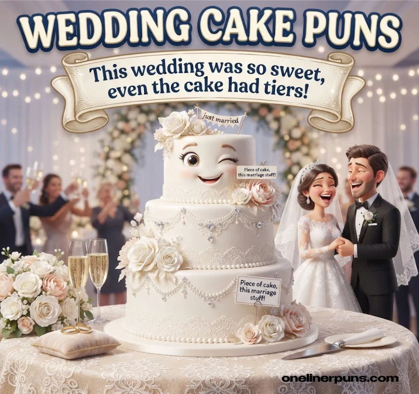 Wedding Cake Puns