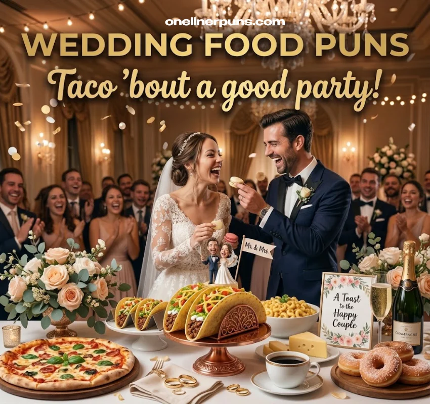 Wedding Food And Drink Puns