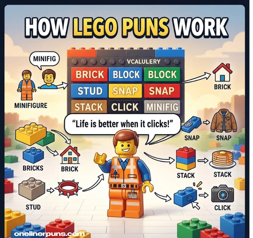 What Makes a Good One-Liner LEGO Pun