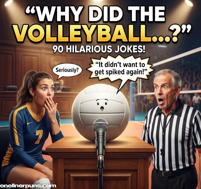 "Why Did the Volleyball..." Q&A Jokes