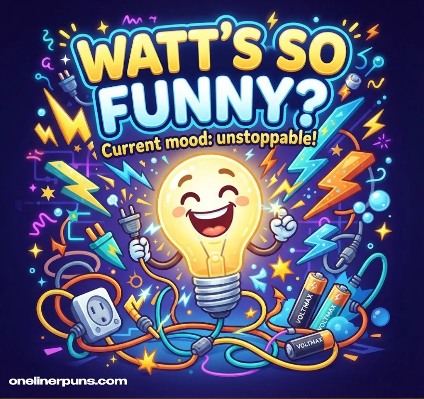 Why Electricity Puns Always Get a Laugh