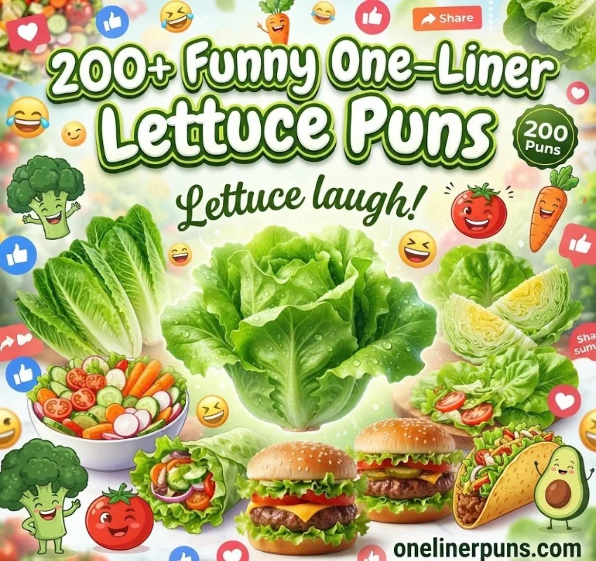 200+ Funny One-Liner Lettuce Puns to Make You Laugh