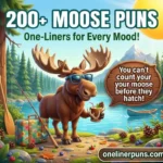 200+ Funny One-Liner Moose Puns That Will Make You Laugh! ๐