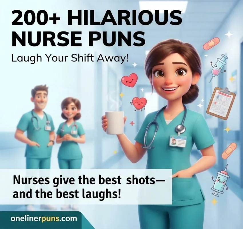 200+ Hilarious One-Liner Nurse Puns That Will Make You Feel Better!