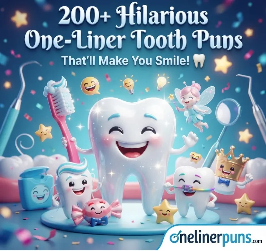 200+ Hilarious One-Liner Tooth Puns That WILL Make You Smile! ๐ฆท