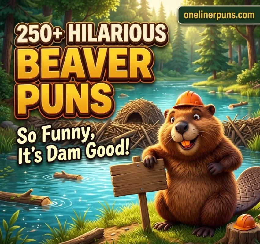 250+ Hilarious One-Liner Beaver Puns That Are Dam Funny!