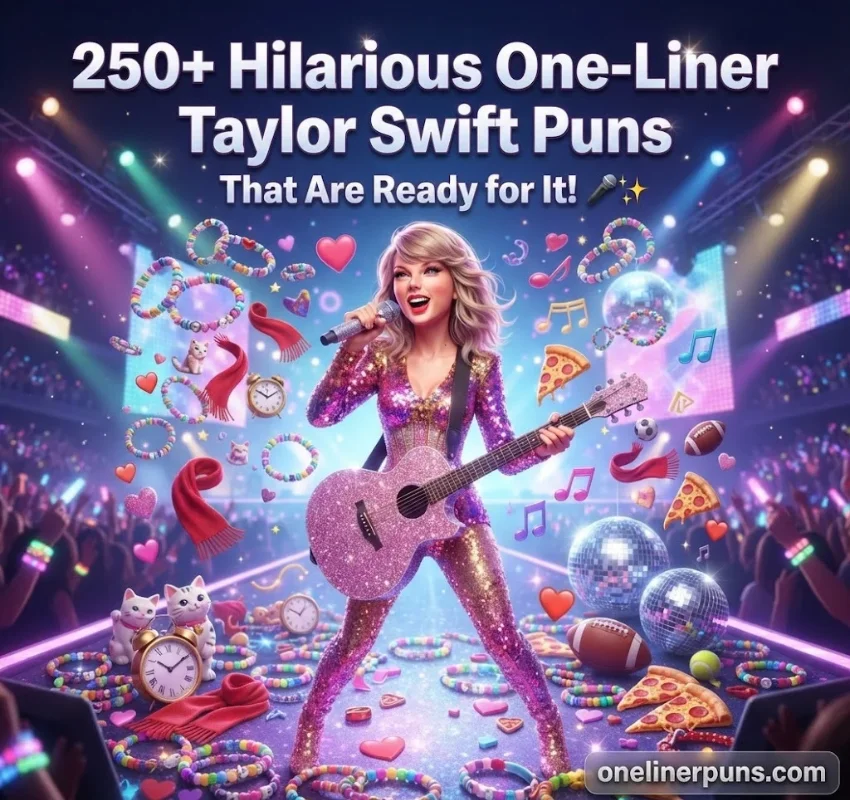 250+ Hilarious One-Liner Taylor Swift Puns That Are Ready for It