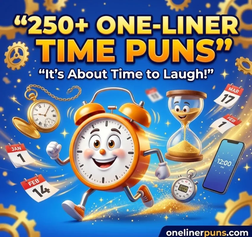 250+ Hilarious One-Liner Time Puns That Will Make You Laugh! ⏰