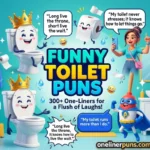 300+ Hilarious One-Liner Toilet Puns That Will Flush You Away