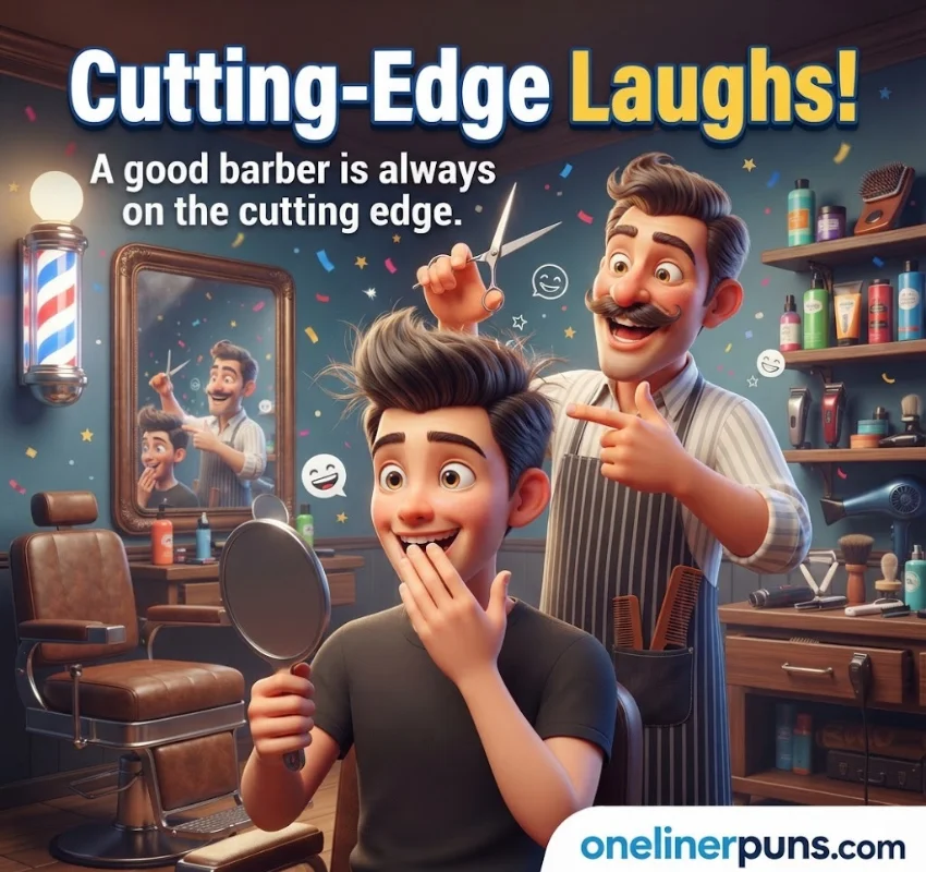 Barber, Salon and Stylist One-Liner Puns (50 Puns)