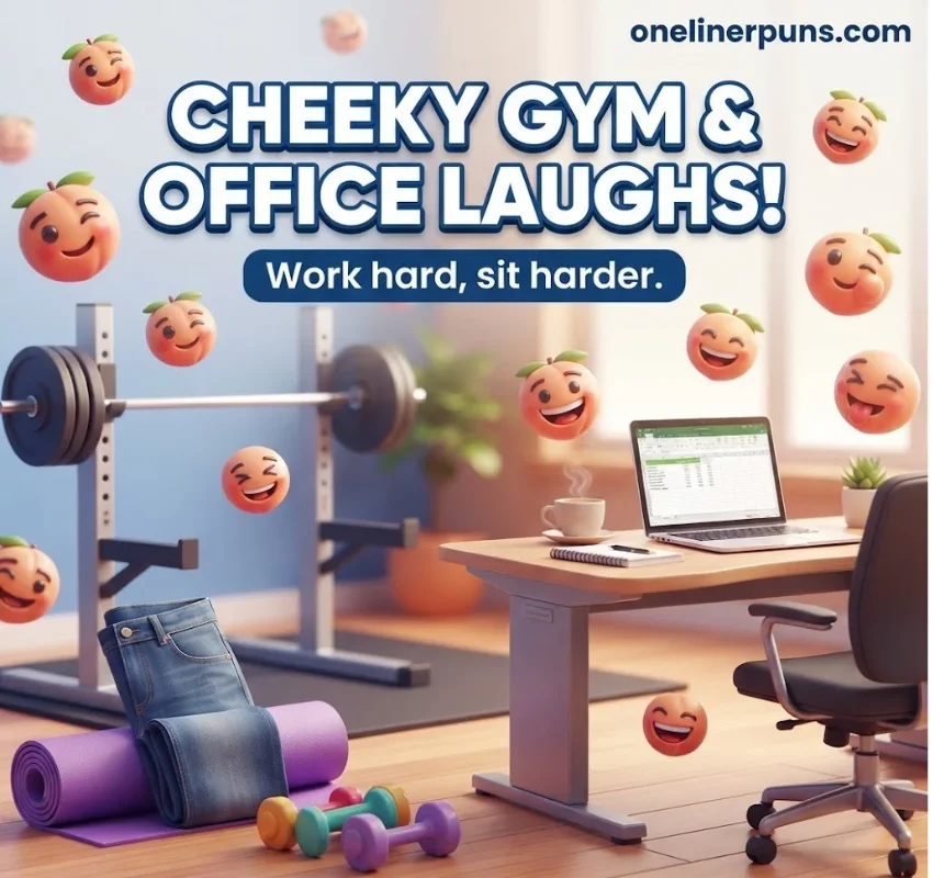 Butt Puns for Adults, the Gym, and the Office