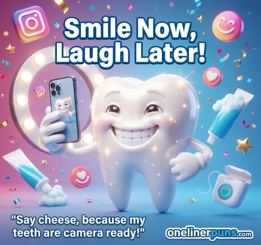 Clever Tooth Puns for Captions and Instagram (50 Puns)