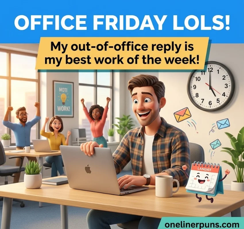 Friday Puns for Work and Office