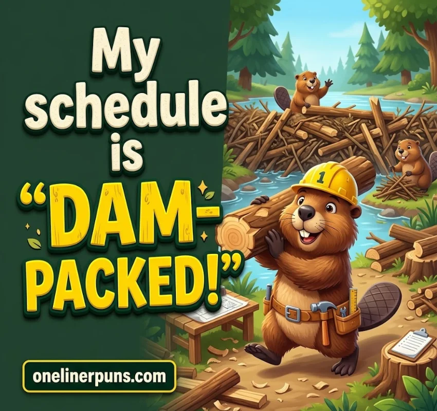 Funny Beaver Puns for Busy Workers and Eager Beavers