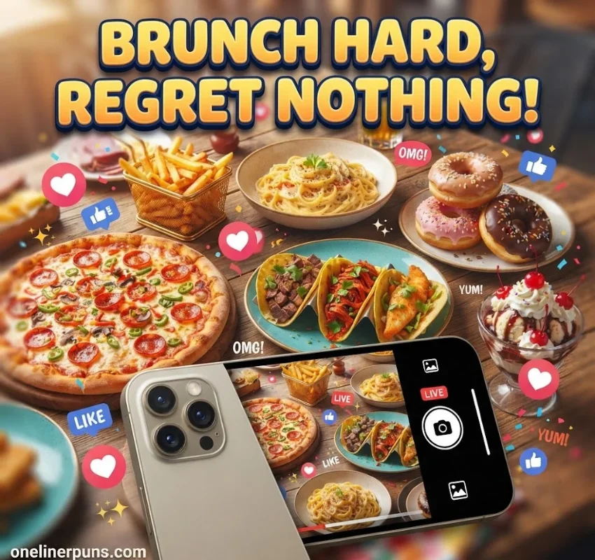 Funny Food Puns for Instagram Captions