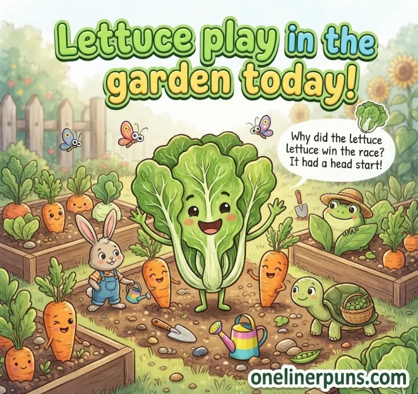 Funny Lettuce Puns for Kids
