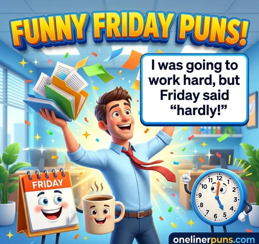 Funny One-Liner Friday Puns