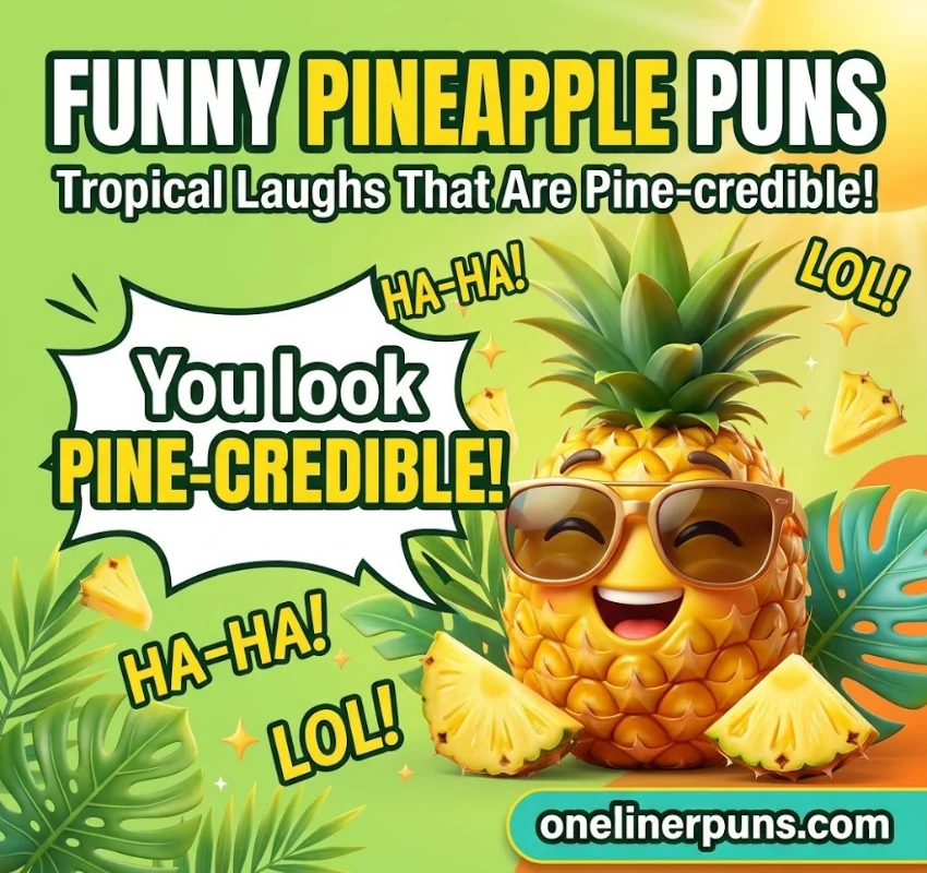 Funny One-Liner Pineapple Puns