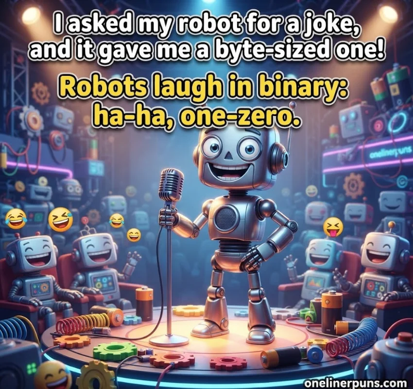 Funny One-Liner Robot Puns