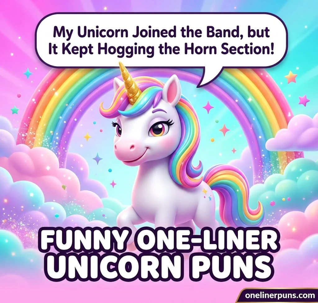 Funny One-Liner Unicorn Puns