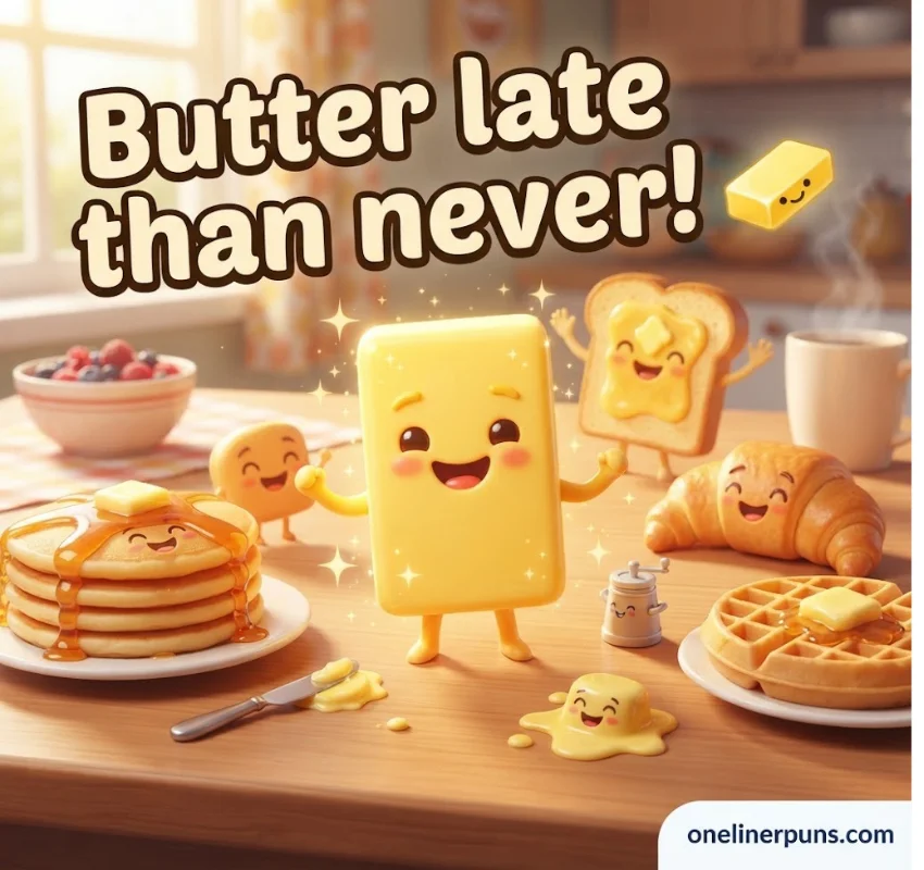 Hilarious One-Liner Butter Puns