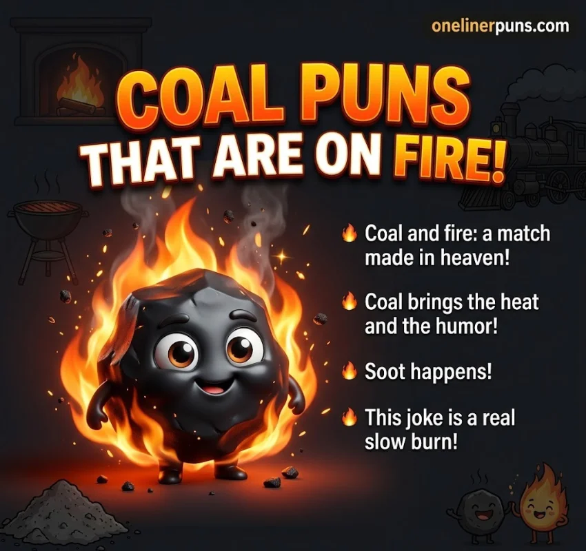 Hilarious One-Liner Coal Puns That Are on Fire