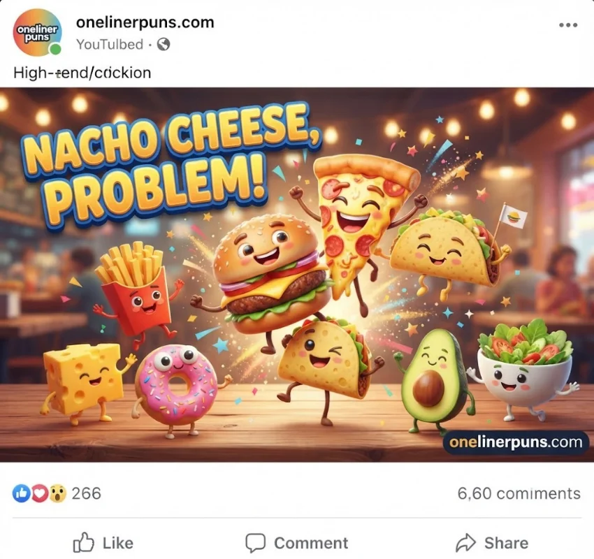 Hilarious One-Liner Funny Food Puns