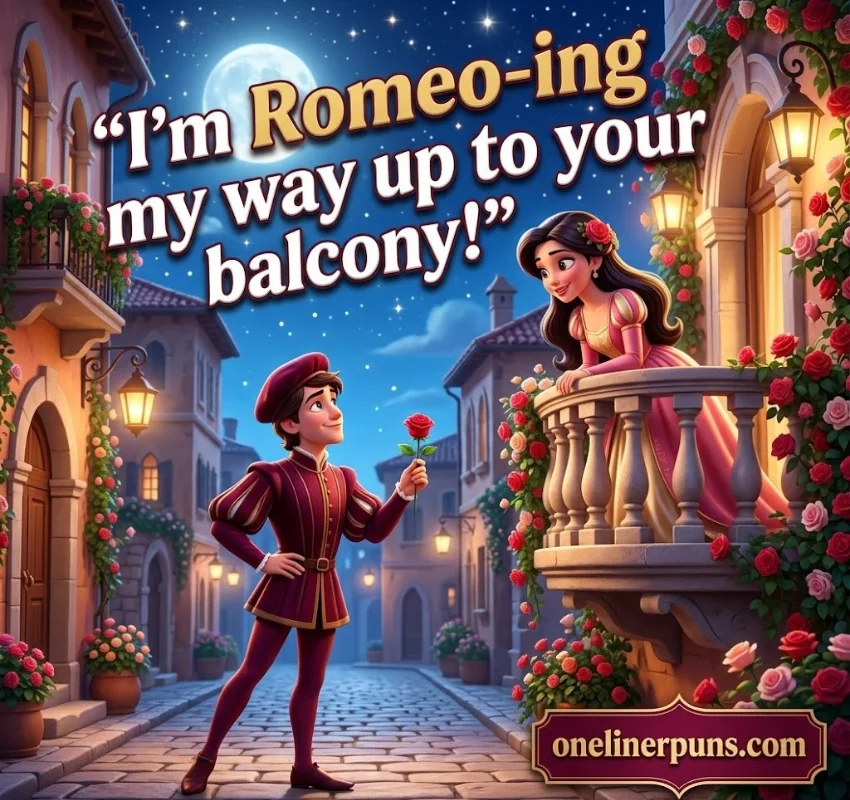 Hilarious One-Liner Romeo and Juliet Puns