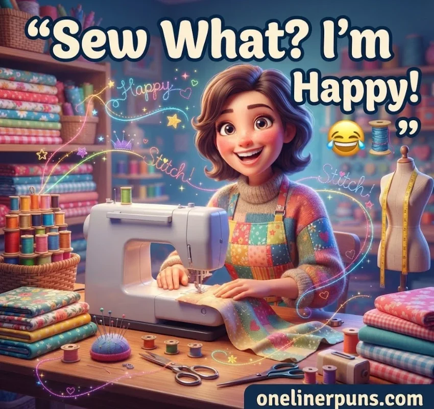 Hilarious One-Liner Sewing Puns 😂
