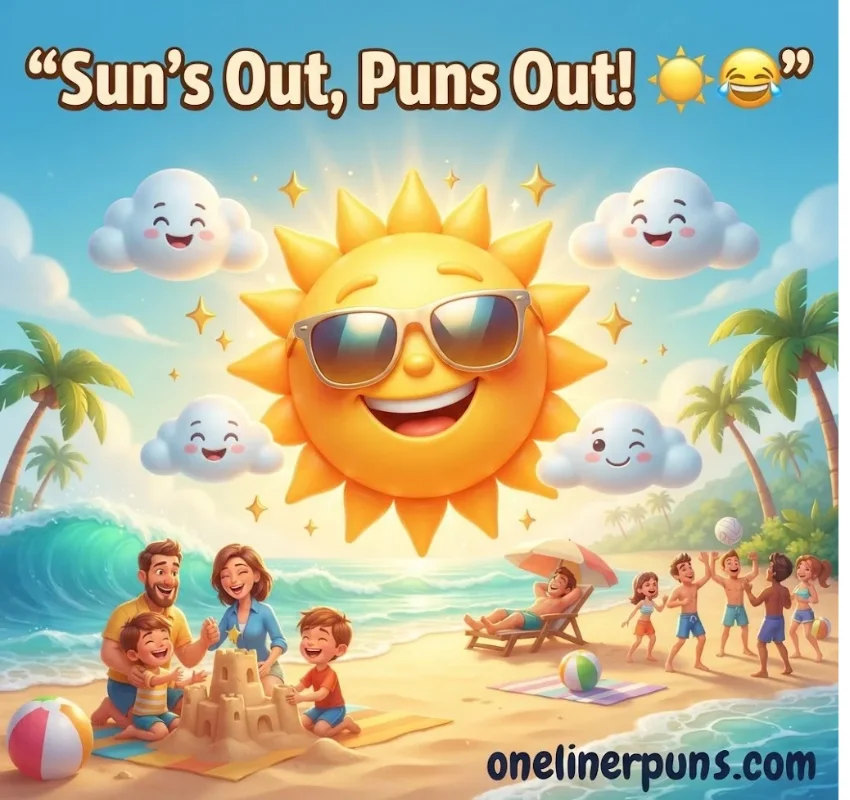 Hilarious One-Liner Sun Puns