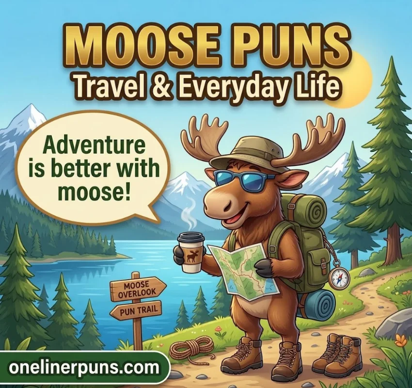 Moose Puns for Travel and Everyday Life