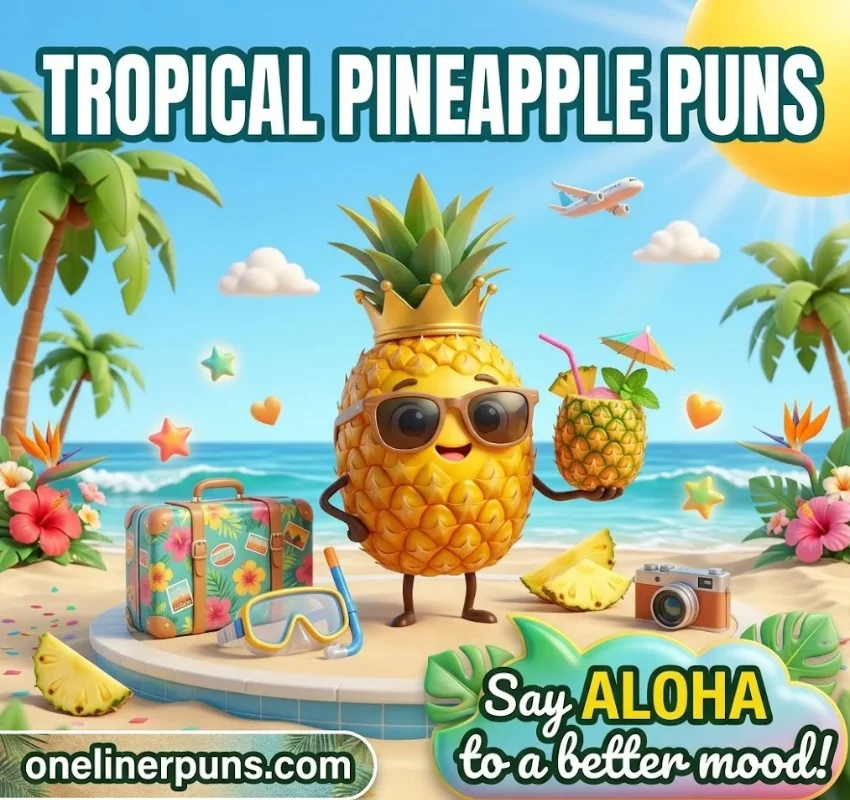 Pineapple Puns for Travel and Everyday Life