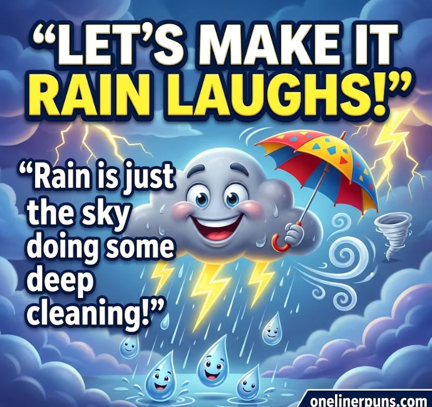 Rain, Thunder and Storm Puns