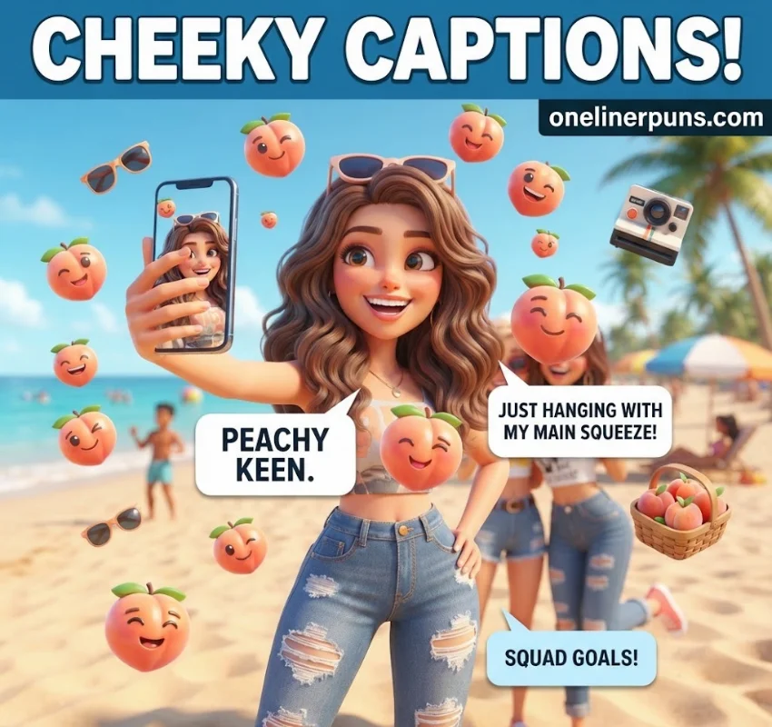 Short and Cheeky Butt Puns for Instagram Captions