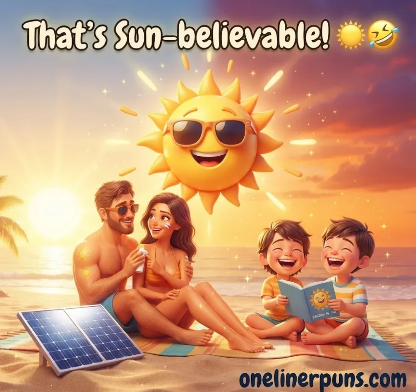 Short and Clever Sun Puns by Theme
