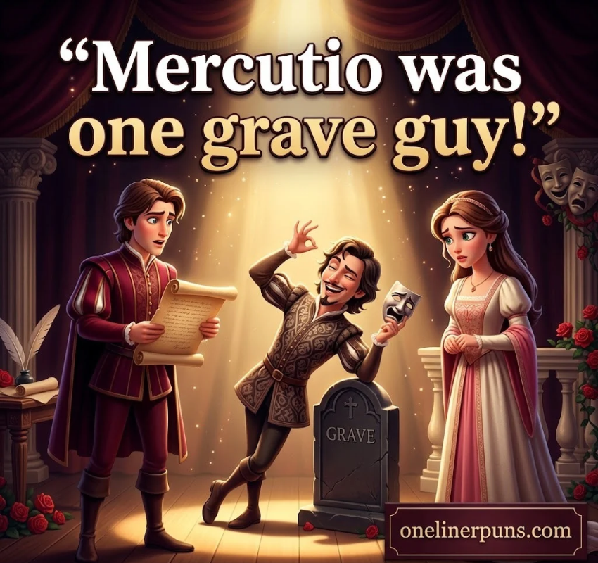 Tragically Funny Puns by Act and Scene